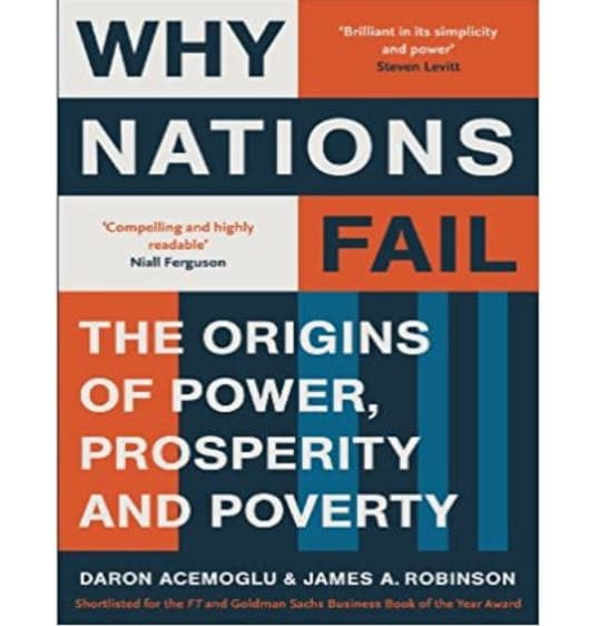 Why Nations Fail: The Origins of Power, Prosperity, and Poverty cover